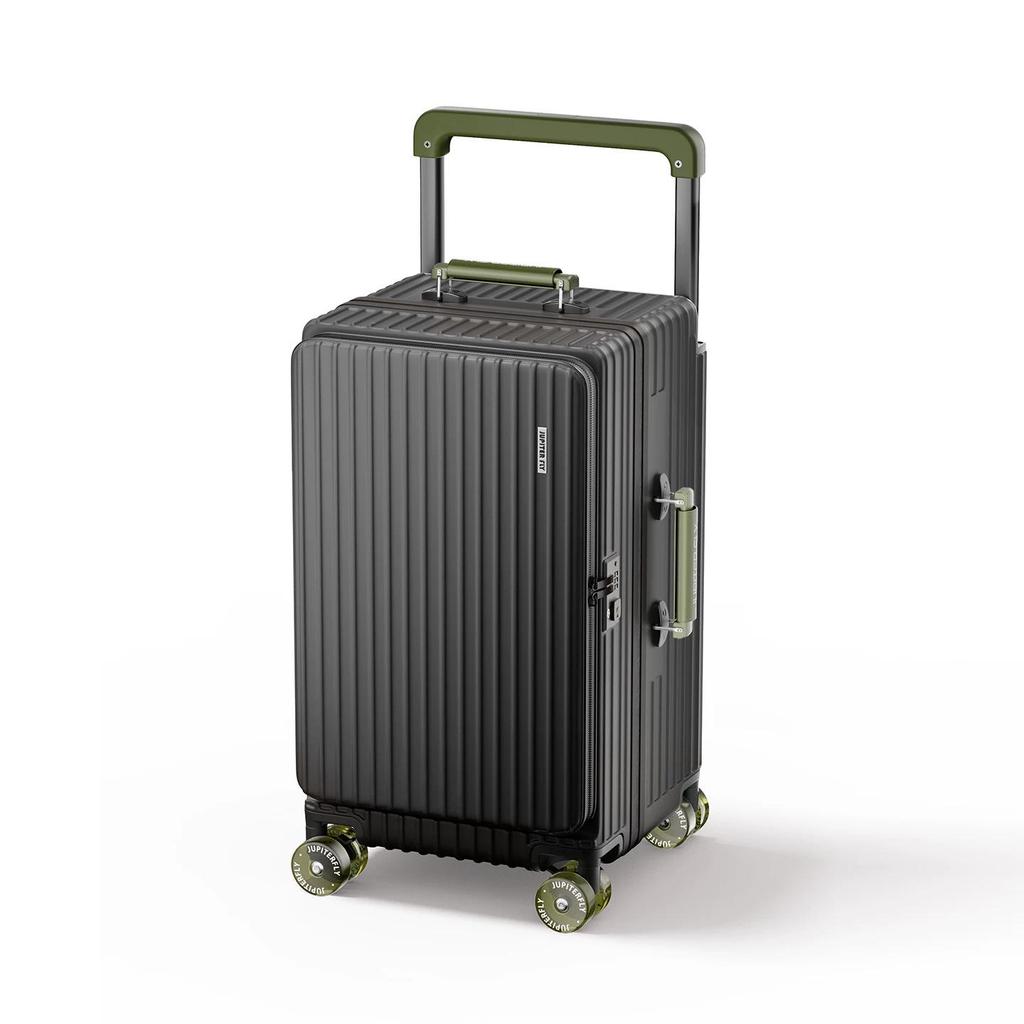 2026 New Aluminum Side-Opening 20-Inch Carry-On Suitcase - Large Capacity, High-Value Travel Pull-Rod Box