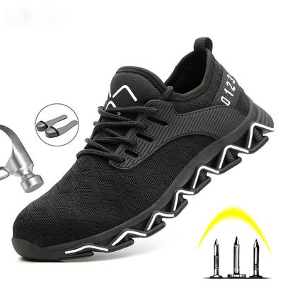 Design Indestructible Chaussures de Travail de Sécurité Bottes Pour Hommes Anti-Écrasement Chaussures à Embout Acier Hommes Chaussures de Construction Bottes de Sécurité Baskets
