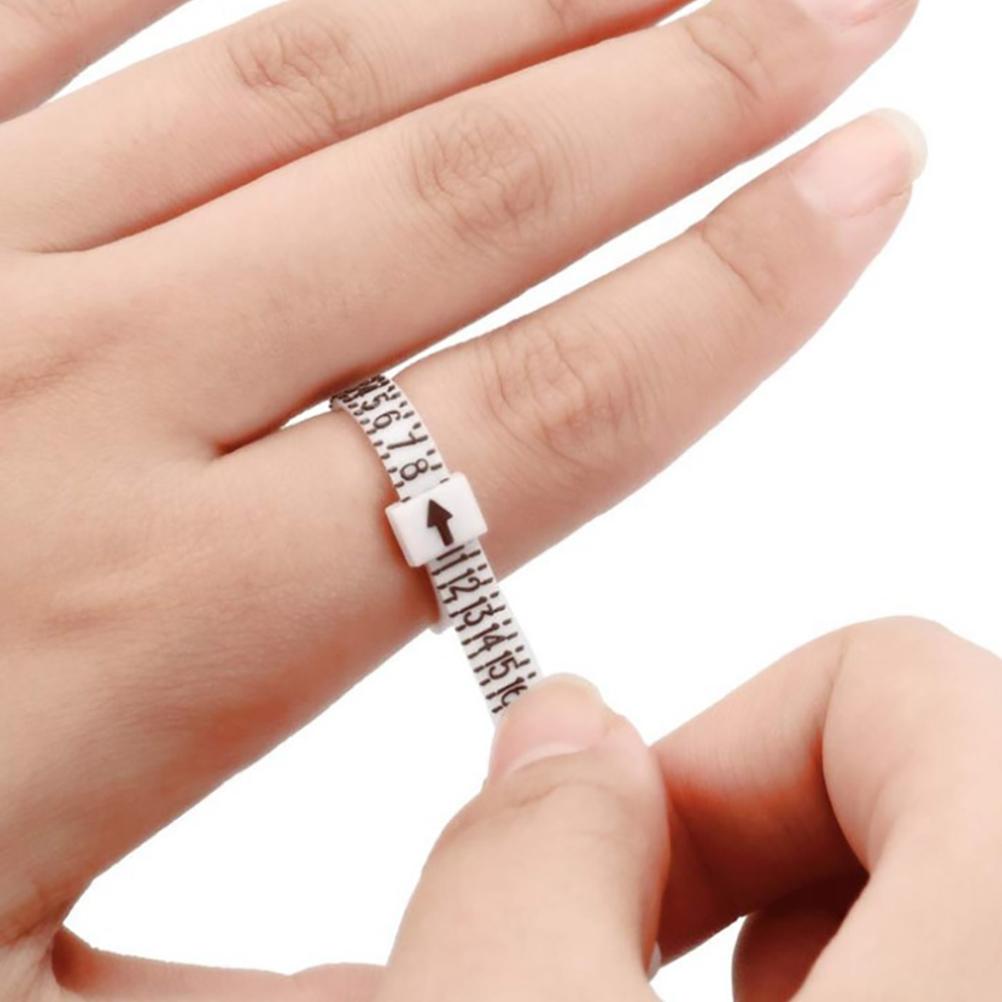 Ring Sizer Measuring Set 2PCS Reusable Finger Size Gauge Measure Tool Jewelry Sizing Tools