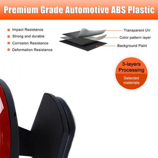 Red Ring ABS Center Console Cup Holder Bracket For Fiat 500 Abarth 595 695 2007+