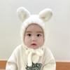 Cartoon Baby Plush Hat Winter Warm Infant Beanie Cap with Ears Autumn Cute Solid Color Kids Boy Girl Earflap Hats Bonnet Gorras