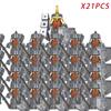New MOC LOTR Soldier Dwarf Army Figures Armor Guard Warrior Medieval Knights Building Blocks Bricks Toys Gifts