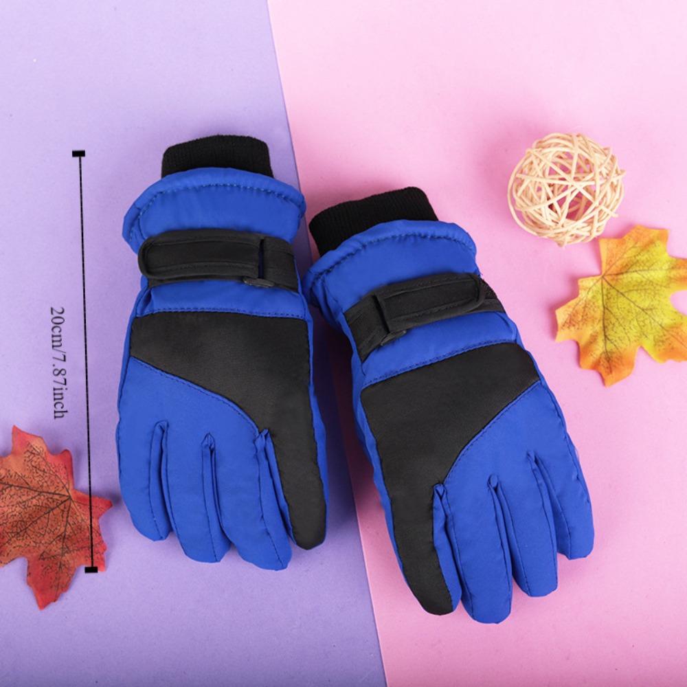 Warm Children Gloves Thicken Winter Mittens High Quality Kids Ski Gloves