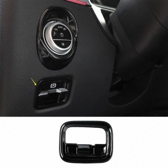 Car Console Bright Black Multimedia Emergency Button Cover For Benz C-Class W206