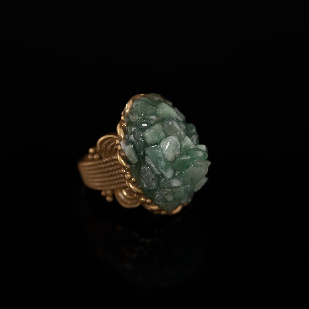 Medieval Copper Alloy Ring, Retro Court Style, High Sense Female Designer Temperament, New Ring