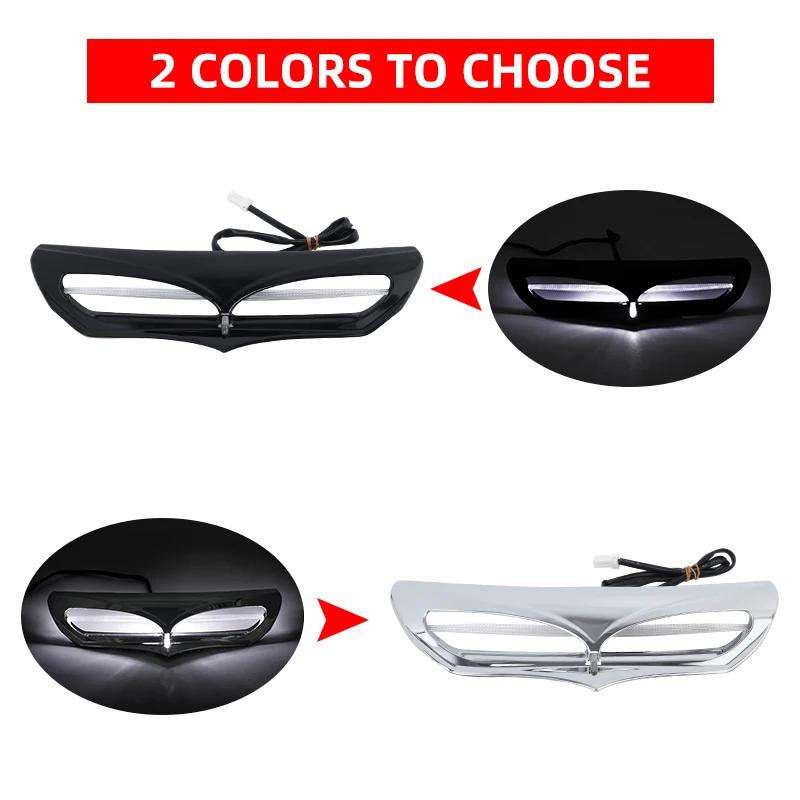 Motorcycle Batwing Fairing Vent Trim Accent LED Light For Harley Touring Electra Street Glide FLHTCU Tri Glide Ultra 2014–2022