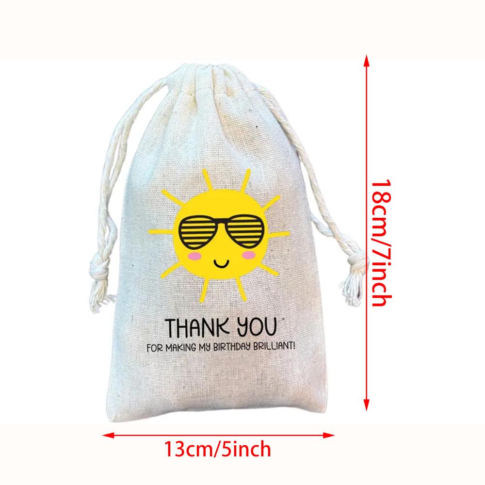 4Pcs Weather Party Favor Bags Rainbow Sunshine Cloud Party Favor Gift Candy Bags Baby Shower Boy Girl Birthday Party Decoration