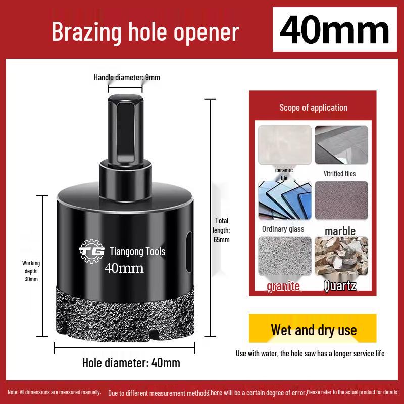 Tiangong Glas- och kakelborr för marmor- och keramiska ytor