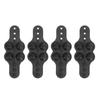 4pcs Steering Wheel Cover Massager Steering Wheel Center Marker Massage Grip Anti Slip Silicone Car Interior