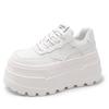 Fashion 8CM High Platform Sneakers Casual Outdoor Skateboard Shoes Fashion Comfortable Chunky Sneakers Running Sports Shoes Female