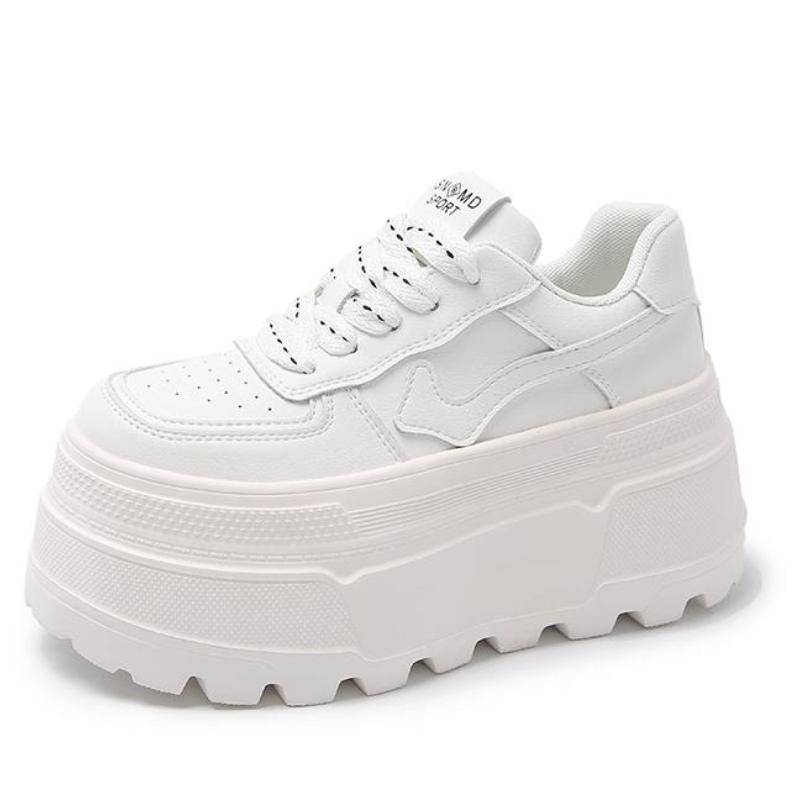 Fashion 8CM High Platform Sneakers Casual Outdoor Skateboard Shoes Fashion Comfortable Chunky Sneakers Running Sports Shoes Female