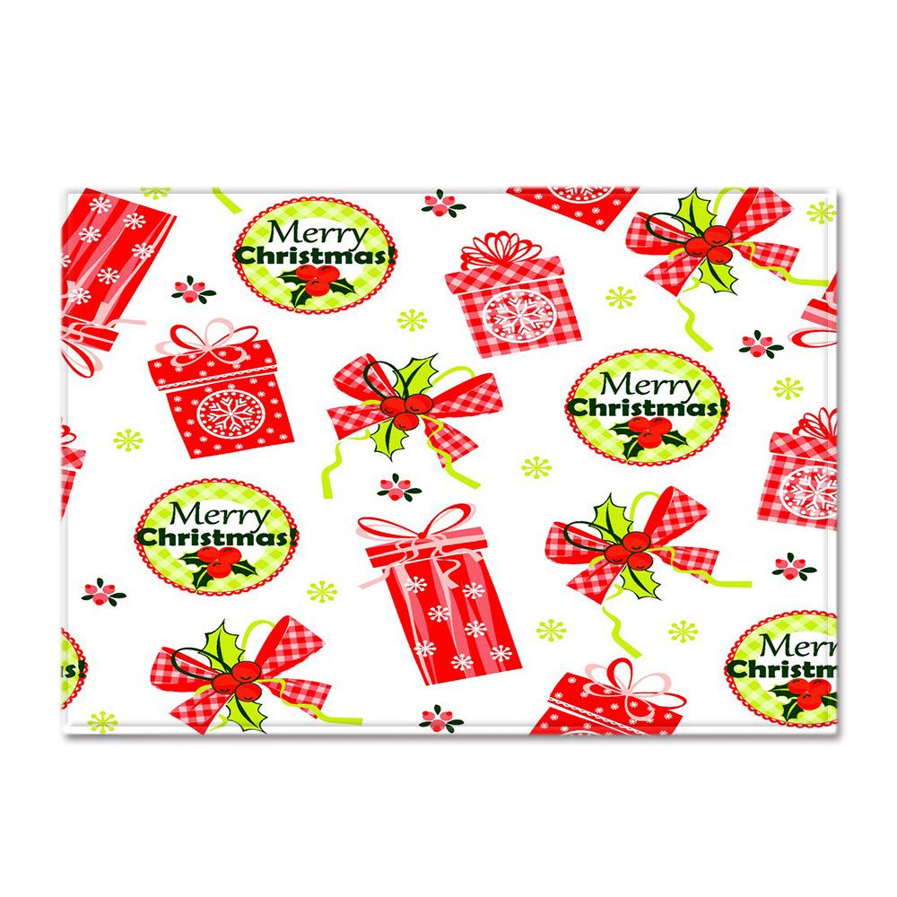 Christmas Living Room Floor Mat Bedroom Dining Room Carpet Carpet Doormat