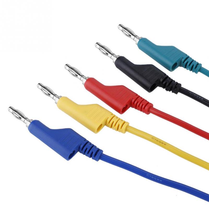 Multimeter Test Leads,5pcs P1037 High Voltage 1M 4mm Banana Plug to Crocodile Clip Cable Test Leads for Multimeter Multimeter Test Leads,5pcs P1037 High Voltage 1M 4mm Banana Plug to Crocodile Clip Cable Test Leads for Multimeter
