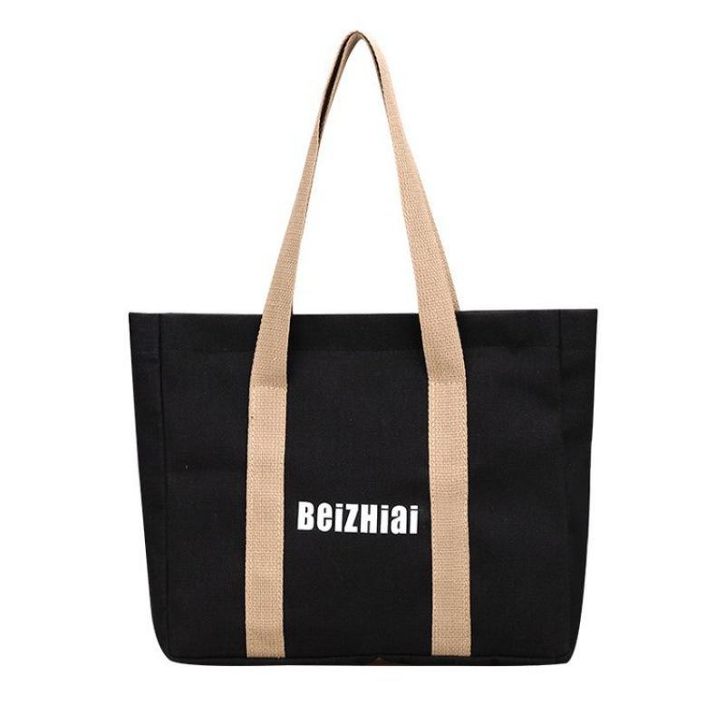 Neuer Stil Einfache Canvas-Tasche Damen-Handtasche Umhängetasche Studenten All-Match-Handtasche Pendler Große Kapazität Schminktasche Mehrere Taschen
