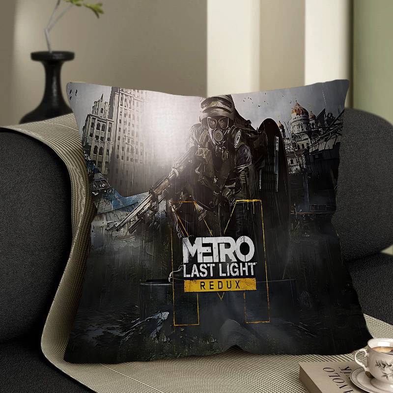 Gaming Metro 2033 45*45Cm Cushion Cover Pillow Cover Decor Pillowcase Home Pillowcase For Couch Pillow
