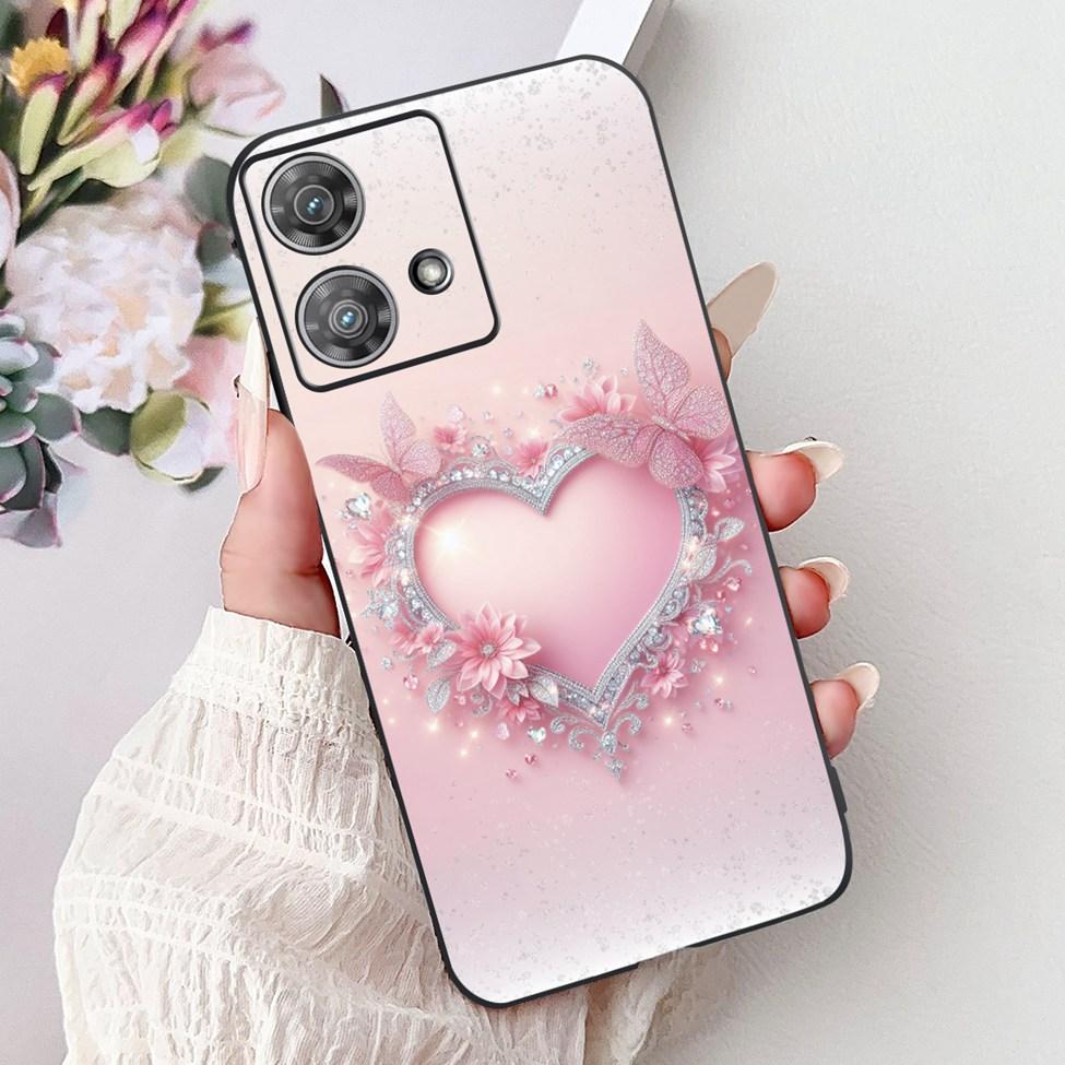 For Motorola Edge 40 Neo Case XT2307-1 Fashion Luxury Cute Cartoon Silicone Shockproof Bumper For Motorola Edge 40Neo Back Cover