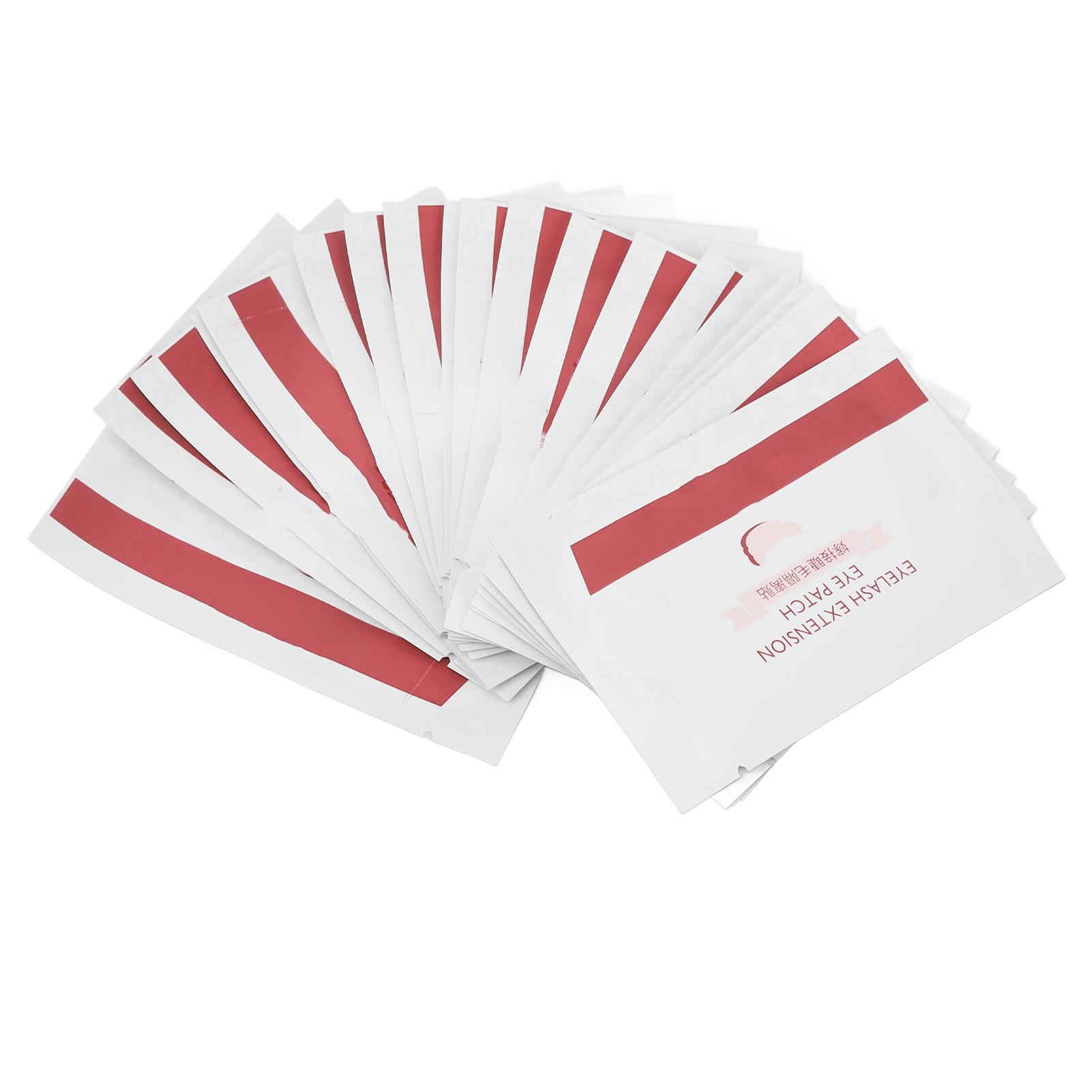 

100 шт. накладок для наращивания ресниц под глазами, индивидуальная упаковка, увлажняющие накладки для наращивания ресниц