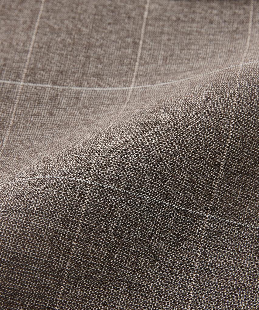 Stco [Summer] Extra Fine Wool 30 Summer Formal Jacket_Beige Check (Classic Fit)_Ssjub55Ccd