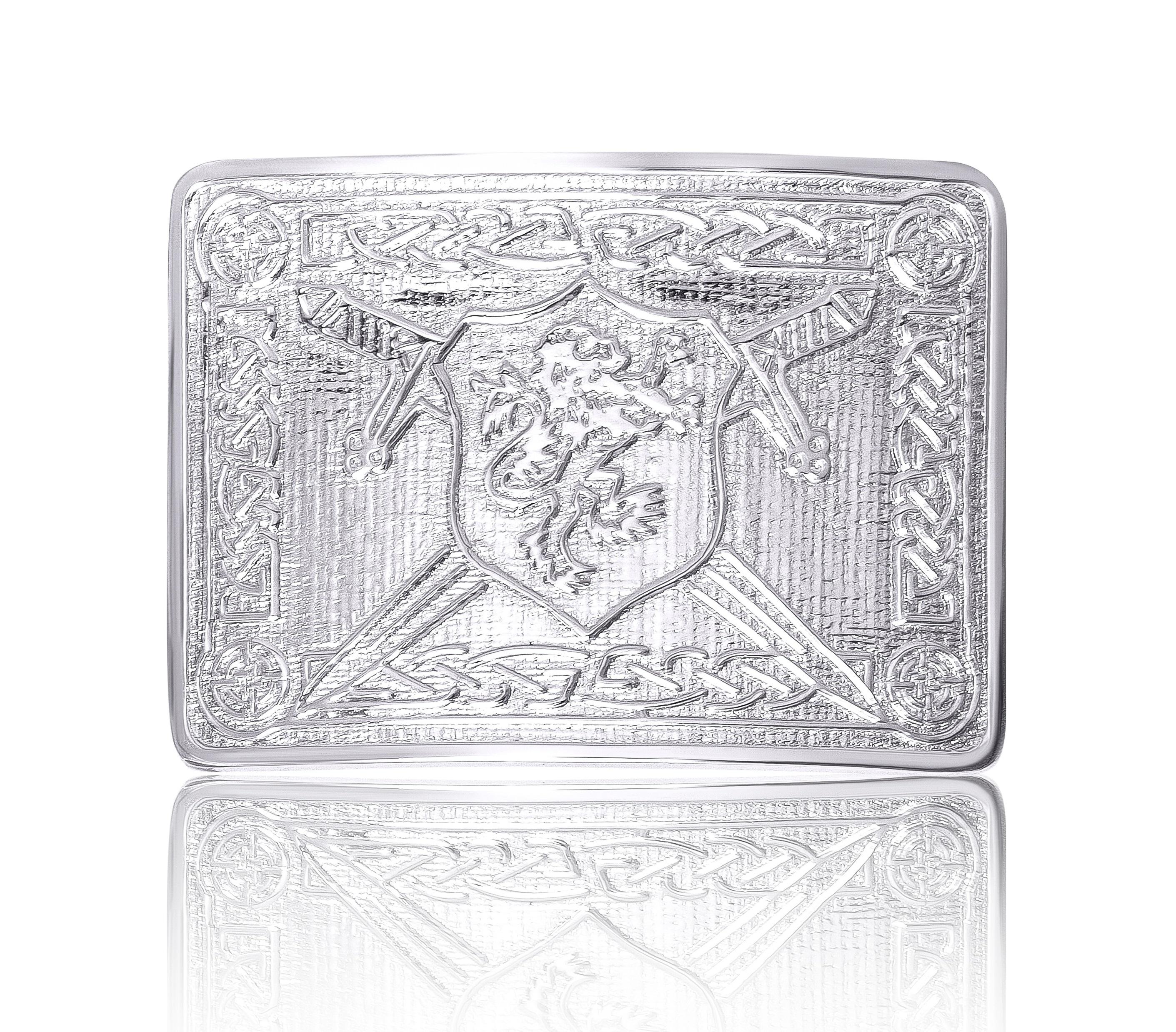 

Пряжка для ремня шотландского килта из латуни с зеркальным блеском, кельтский античный дизайн, спорран one size серебряный