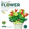 Bionic Eternal Flower Building Blocks: Sunflower and Rose Assembly Toy for Children