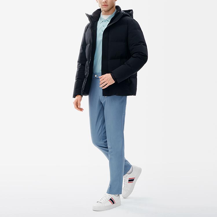 New FILA Down Jackets Men's Jet Black F11M242907F-BK