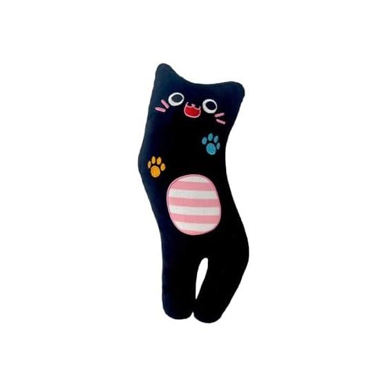 Супер Кошка Игрушка для объятий и игр Кунянко Черный Кот