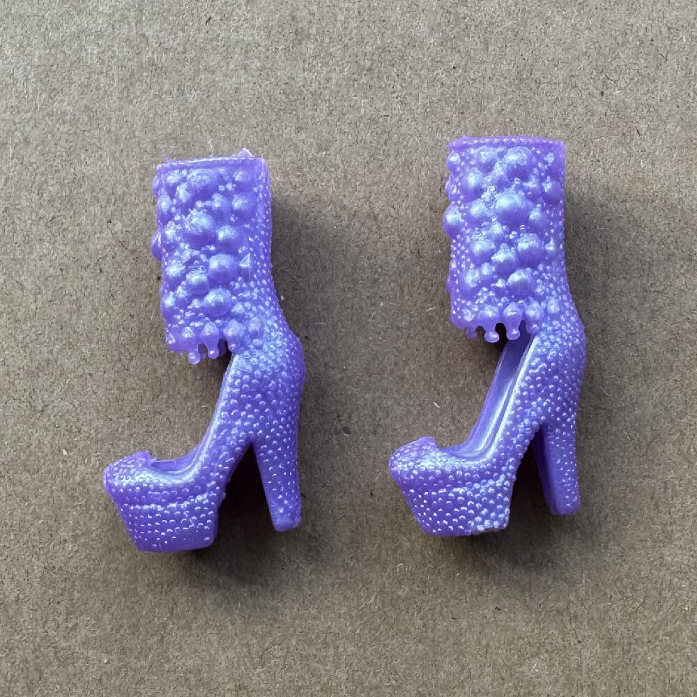 1/6 Puppen High Heels Schuhe Stiefel Air Sportschuhe Für 30cm Puppe Lila Grau Weiß Bonbonfarbe DIY Puppenteile