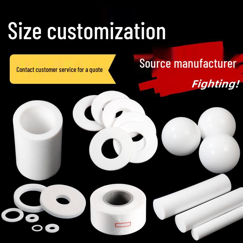 White High-Temperature Resistant PTFE Plastic Rod