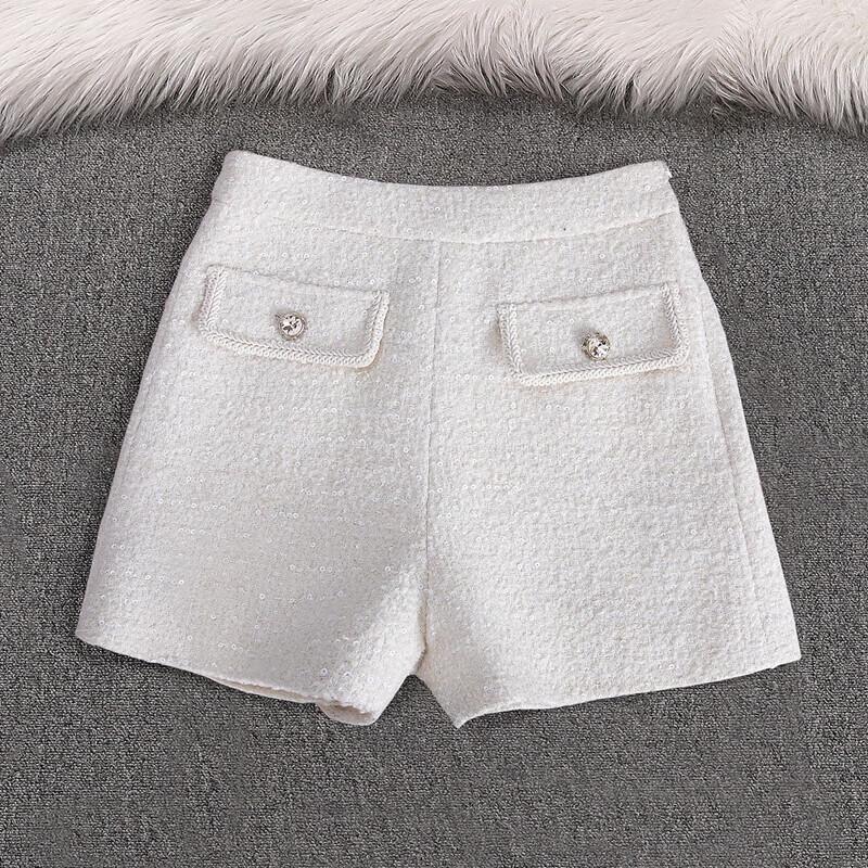 Women's Elegant High-Waist Wide-Leg Shorts