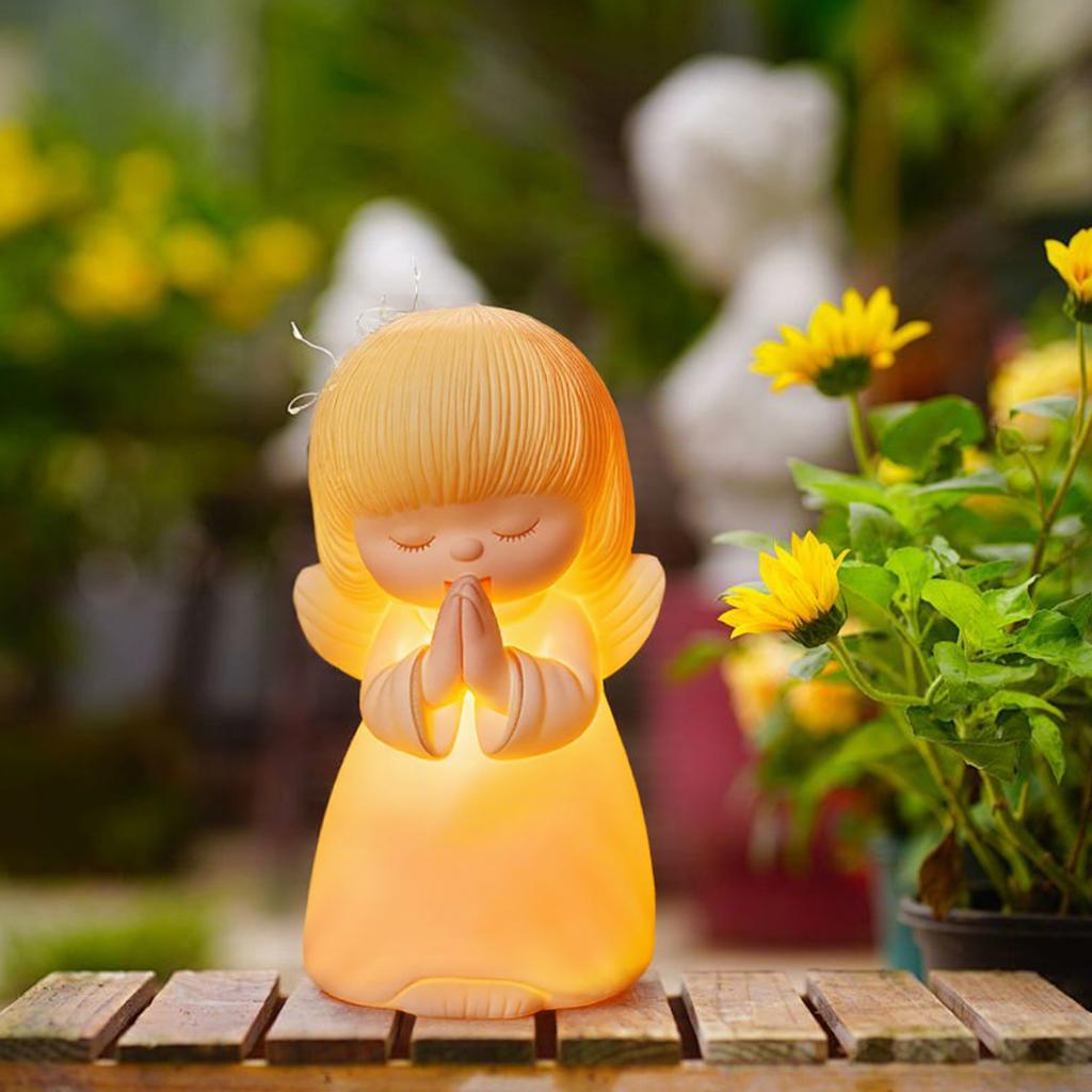 Retro Angel Lamp - Night Light - Home Decoration - Little Angel - Angel Decoration