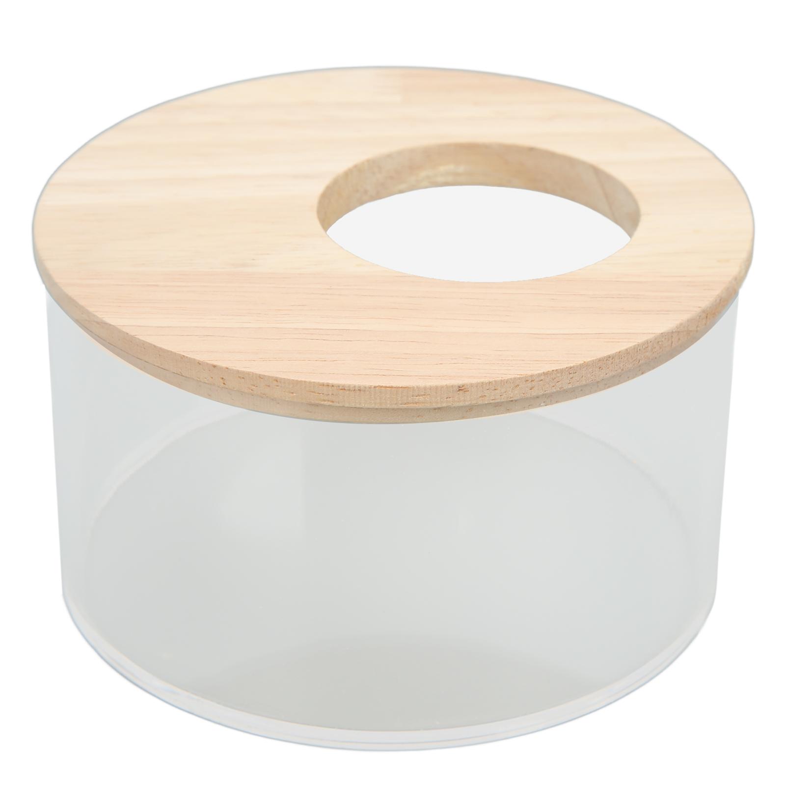 

Hamster Sand Bathtub Small Round Shaped Pet Sand Box Transparent Acrylic Sand Bathroom S 100x40x0.3cm / 39.4x15.7x0.1in