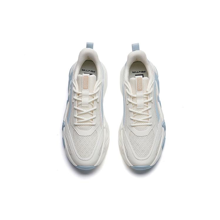 Anta Life Collection Cushioning, Wear Resistant Low top Casual Shoes Women's Gray Blue 122228051-1