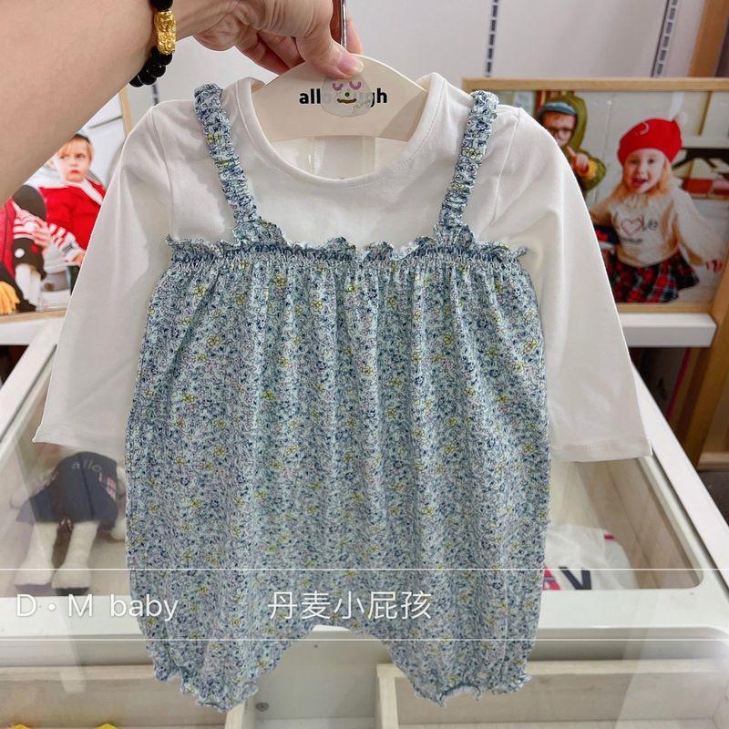 

Spring and Summer Floral Braces in White Base Tops Children s Clothing V Friends 5% off 80 cm