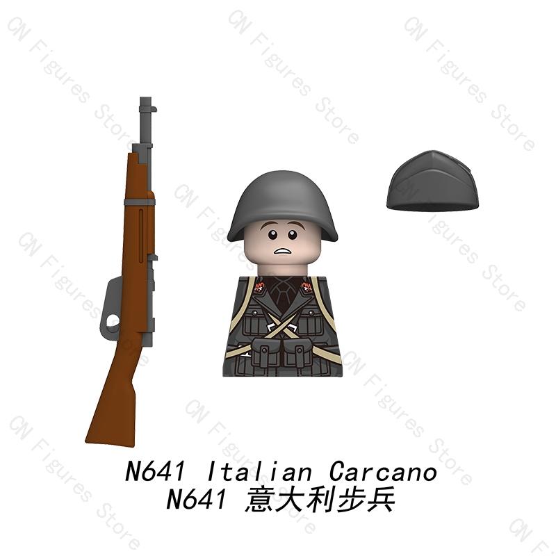 

НОВЫЙ N641 N642 N643 Солдат Второй мировой войны MOC Фигурка Меч MOC Модель Детские Мини Строительные блоки Игрушки Подарок N644