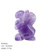 1Pc Natural Semi-Precious Stone Carved Mini Horse Figurine 25-27x17-19mm Polished Crystal Pony Statue For Home Decor Reiki Healing Craft Gift