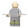 Military Minifigure Wearable Accessories: Knee Pads, Leg Guards, and Armor Plates for Kids Building Blocks, 50g