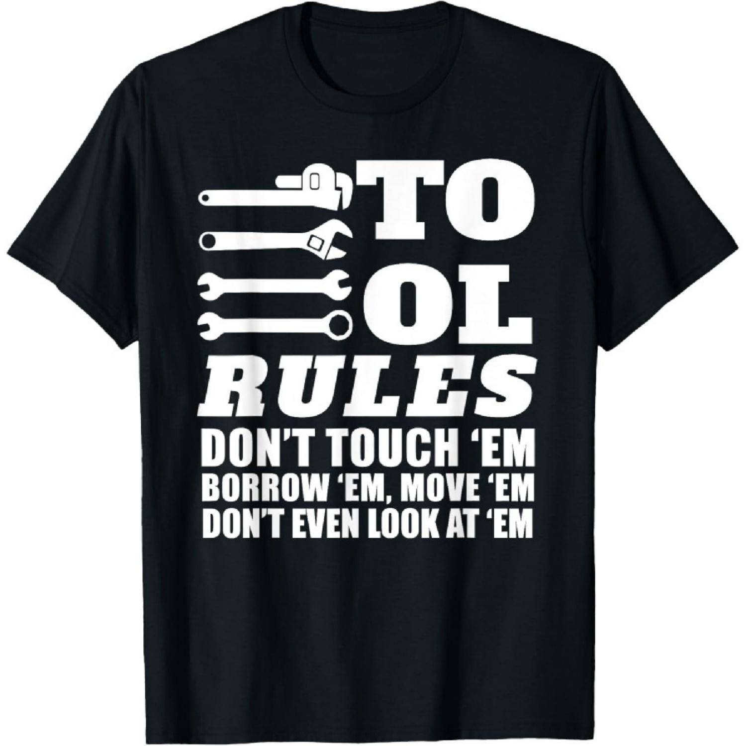 

Механик Смешной - Инструменты Правила Не Трогай Их Бери Их Футболка XXXXXL чёрный