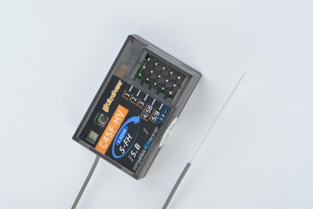 UltraPower C4SF-HV Receiver [Compatible with FUTAxx S.Bxx 2.4G S-FHxx 4CH Receivers]