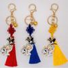 DIO Hojakdo Tiger Keyring – Traditional Korean Magpie & Tiger Folk Art Charm
