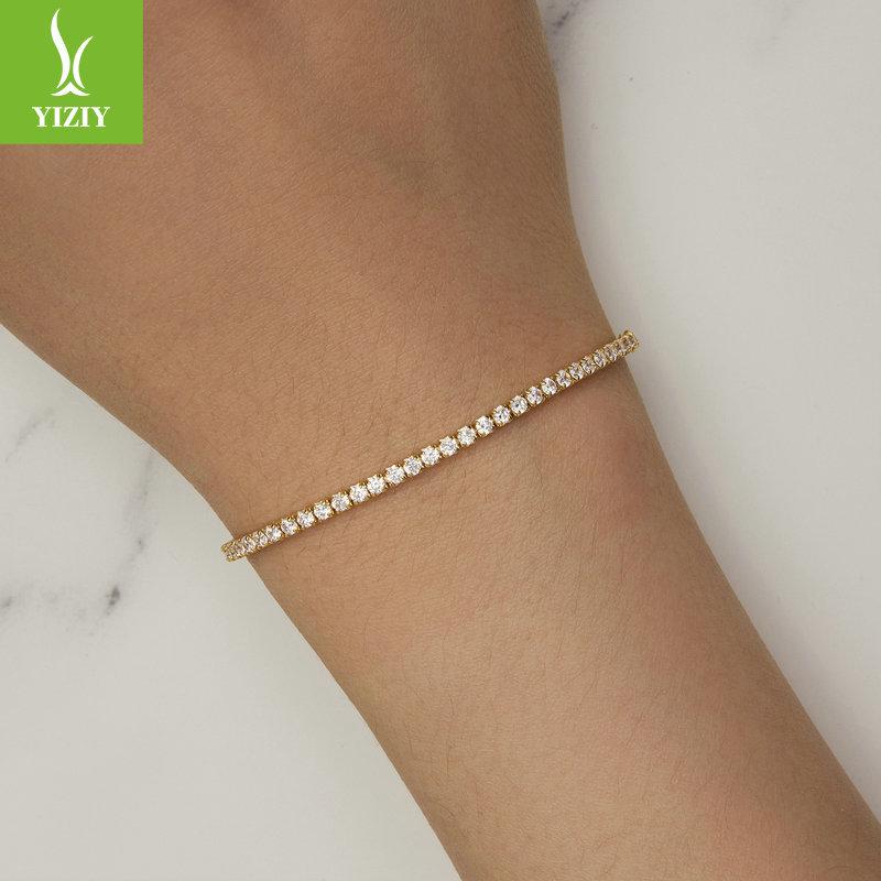 Sterling Silver S925 Women'S Adjustable Box Bracelet, Simple And High-End Temperament Bracelet