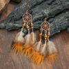 Fashion Ethnic Style High-end Fringed Earrings Personalized Retro Creative Tribal Style Earrings Yiwu Jewelry