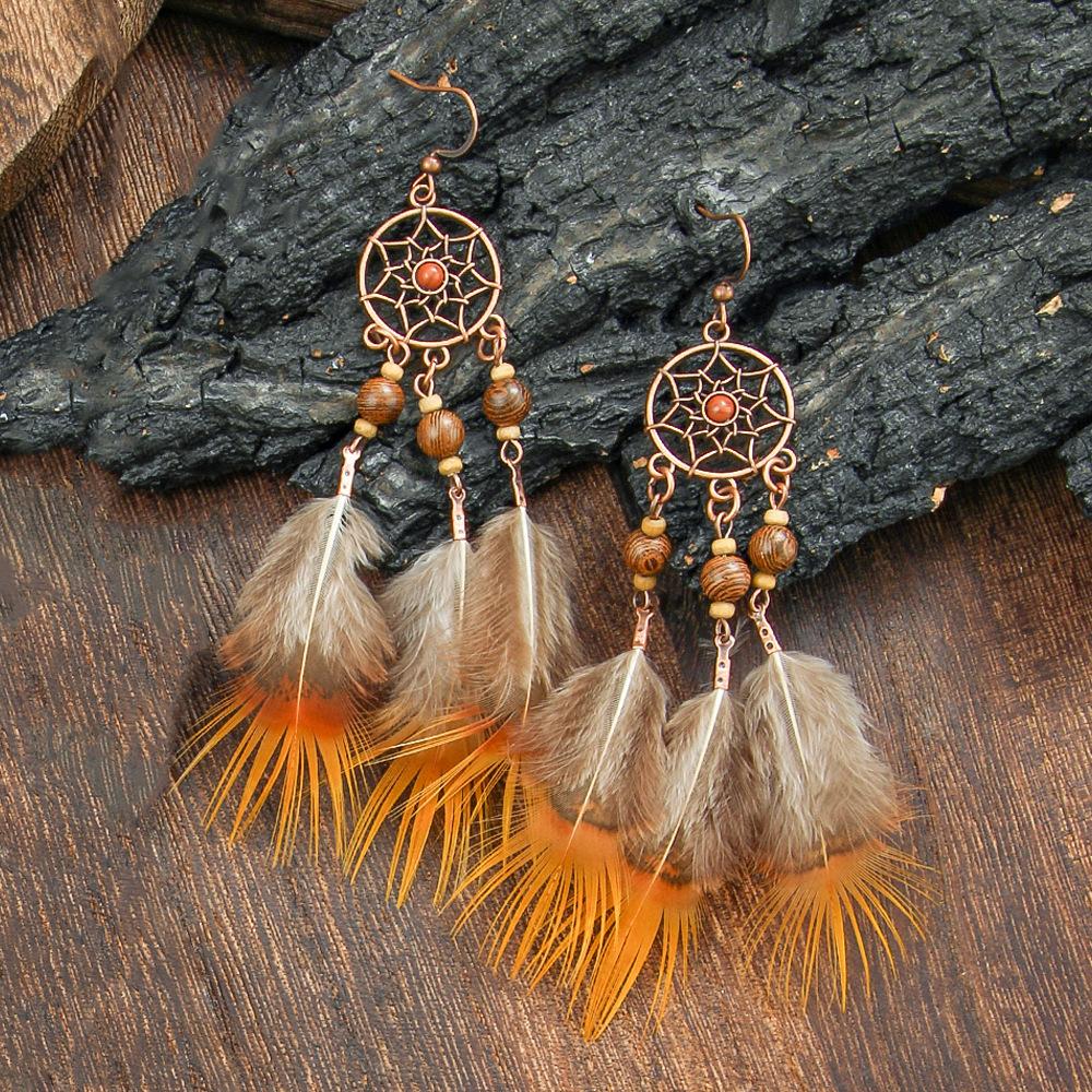 Fashion Ethnic Style High-end Fringed Earrings Personalized Retro Creative Tribal Style Earrings Yiwu Jewelry