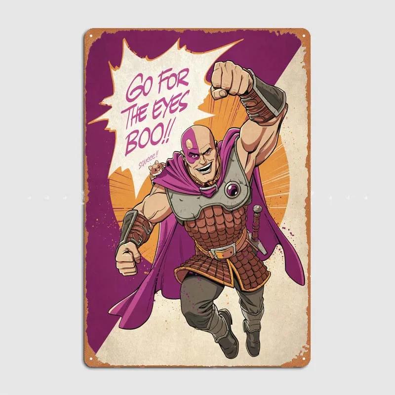 D-Dungeons And Dragons Posters Bedroom Decoration Game Signs Wall Art Vintage Metal Tin Sign for Gamer Room Wall Decoration Home