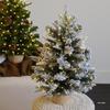 New Mini Christmas Tree with Lights, DIY Ornaments, and Desktop Decorations Set