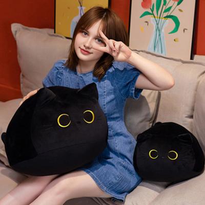 Cute Plush Kitten Pillow 30cm Soft Stuffed Animal Unique Cat Plushie for Kids Christmas Gift Adorable Sofa Bed Decoration