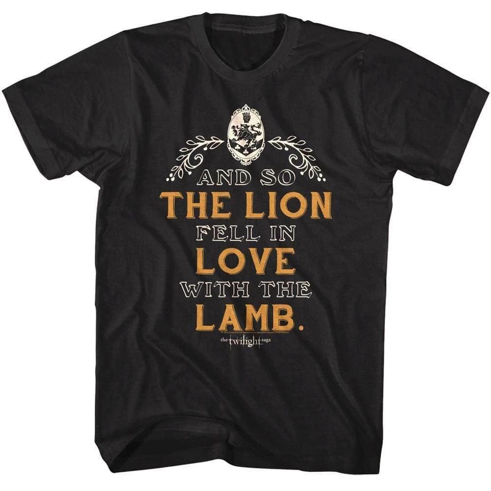 

Twilight The Lion Fell in Love with the Lamb Men s T Shirt L