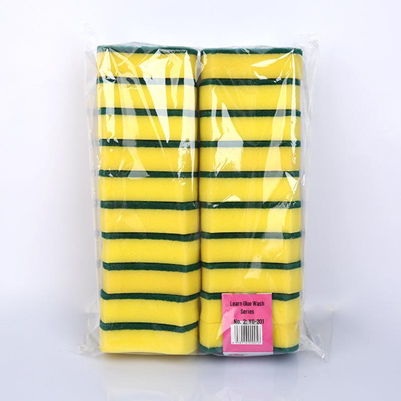 Household Kitchen Dishwashing Scrubber Sponge Block
