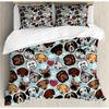French Bulldog Duvet Cover Set Cute Animal Modern Decorative 3 Piece Bedding Set With 2 Pillowcase Dog Pattern Comforter Covers