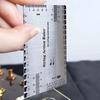 1PC String Action Gauge Stainless Steel Guitar Repair Tool Durable String Ruler  For Luthiers