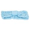 6PCS Microfiber Hdbands Soft Elastic Bowknot Hair Bands for Makeup Face Washing Sports Supplies